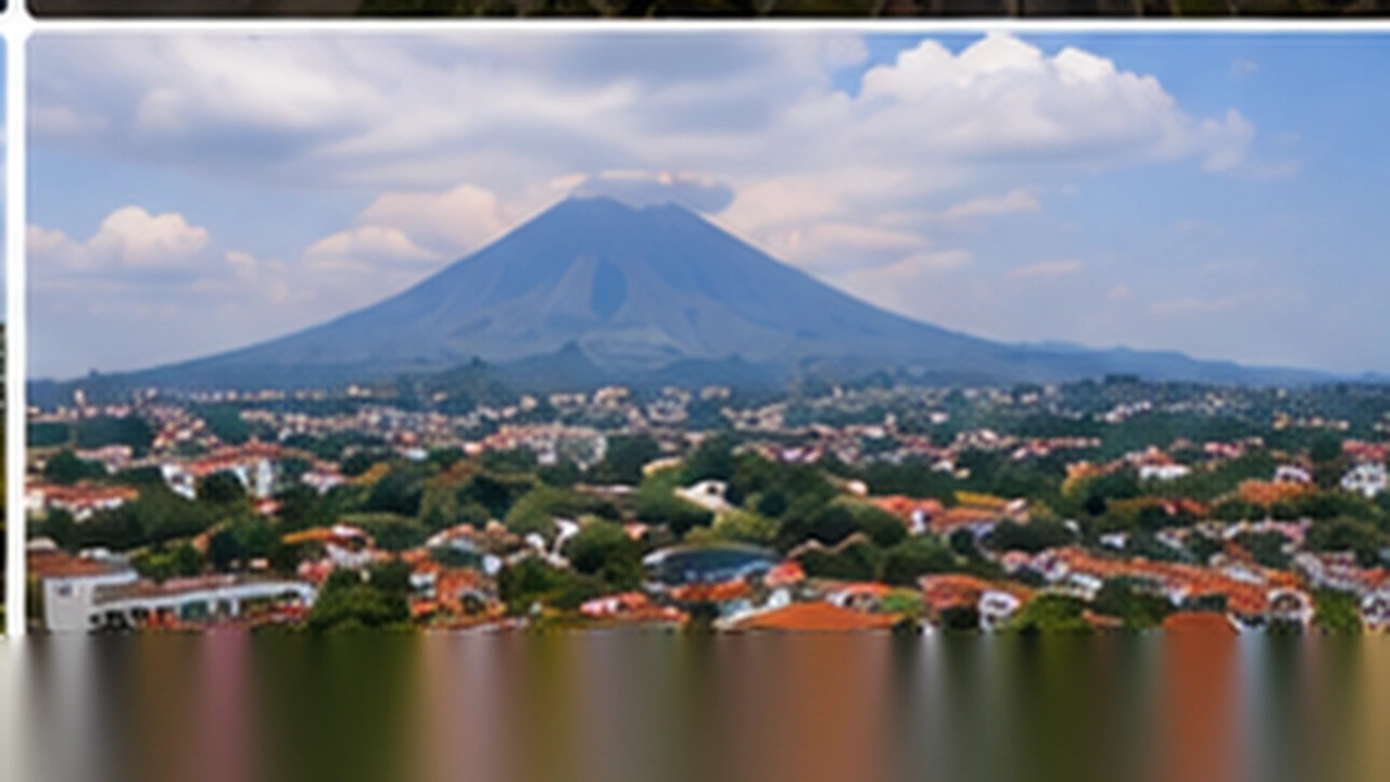 Pemandangan kawasan Kota Probolinggo dan lanskap wilayah Jawa Timur