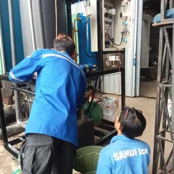 Tim teknisi SAMUI melakukan kunjungan dan pemeriksaan mesin